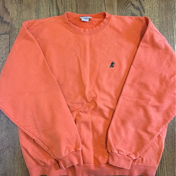 Disney World **2** Sweatshirts Orange Gray Mickey Mouse WDW Size Large - Picture 2 of 15